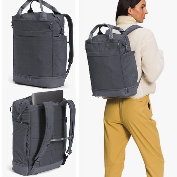 The North Face Women's Never Stop Utility Pack Vanadis Grey backpack bag - Picture 1 of 16